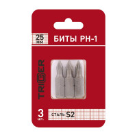 Биты Trigger 84961 Профи PH-1 25 мм (уп. 3 шт.)