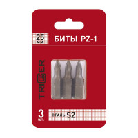 Биты Trigger 84963 Профи PZ-1 25 мм (уп. 3 шт.)