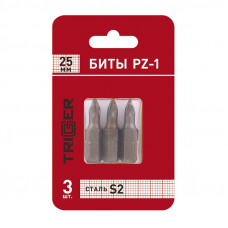 Биты Trigger 84963 Профи PZ-1 25 мм (уп. 3 шт.)