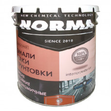 Эмаль ПФ-115 НОРМА чёрная (25 кг) литография