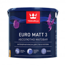 Краска в/д для стен и потолков EURO MATT 3 C (9 л)