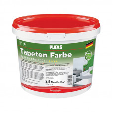 Краска в/д для обоев Tapeten Farbe oснова А (2,5 л)