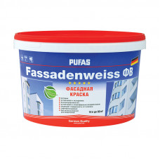 Краска в/д фасадная Fassadenweiss A (10 л)