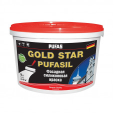 Краска в/д фасадная GOLD STAR PUFASIL A (10 л)