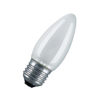 Лампа накаливания Osram Е27, свеча, 60Вт, 230В, матовая