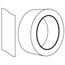 Малярная лента белая 0,050x25 м