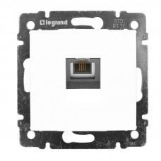 Розетка в рамку компьютерная RJ-45 с/у Legrand Valena 694286, 1 гнездо, IP20, белая