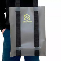 *SCH-SP008 Сумка шоппер ПВХ с нанесением логотипа, с нанесением фирменного логотипа SCHTAER