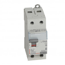 Устройство защитного отключения Legrand DX3, 16А, 10мА, 2П(1P+N) (тов-164256)