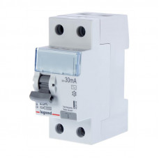 Устройство защитного отключения Legrand TX3, 25А, 30мА, 2П(1P+N)
